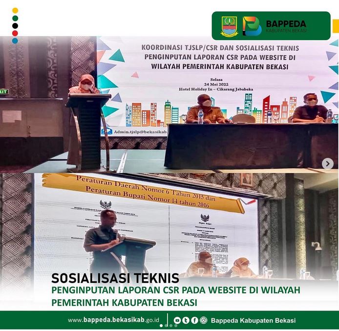 Sosialisasi Teknis Penginputan Laporan CSR/TJSLP 