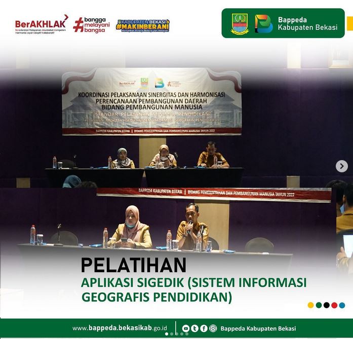 Pelatihan Aplikasi SIGEDIK ( Sistem Informasi Geografis Pendidikan )