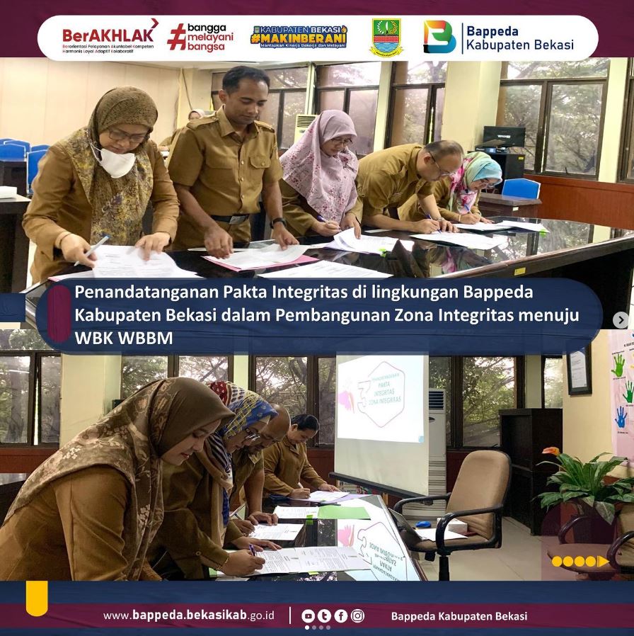 Penandatangan Dokumen Pakta Integritas Tahun 2023