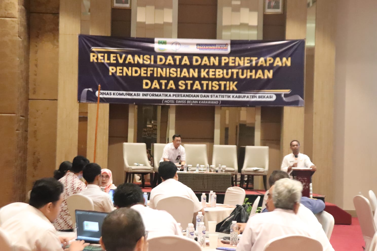 Plt. Kepala Bappeda Paparkan Implementasi Kebijakan Satu data pada Kegiatan Relevansi dan Penetapan Pendefinisian Kebutuhan Data Statistik