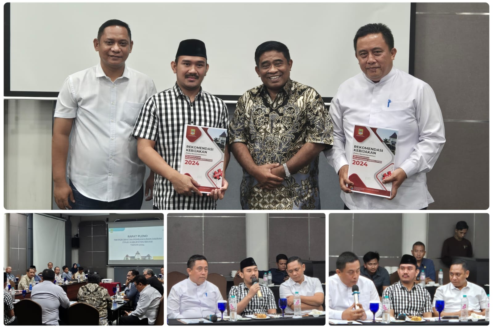 TP2D SAMPAIKAN 8 REKOMENDASI KEBIJAKAN KEPADA PJ. BUPATI DAN BUPATI BEKASI TERPILIH