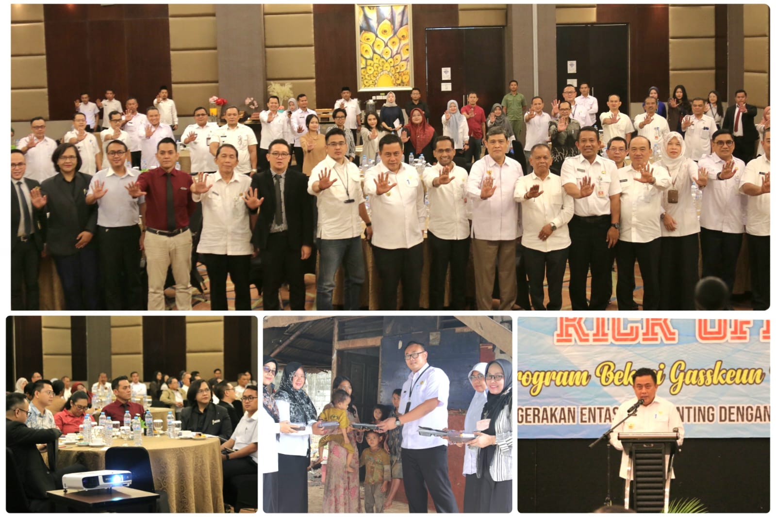  KICK OFF KOLABORASI PERCEPATAN PENURUNAN STUNTING, MELALUI PROGRAM BEKASI GASSKEUN BERBAGI
