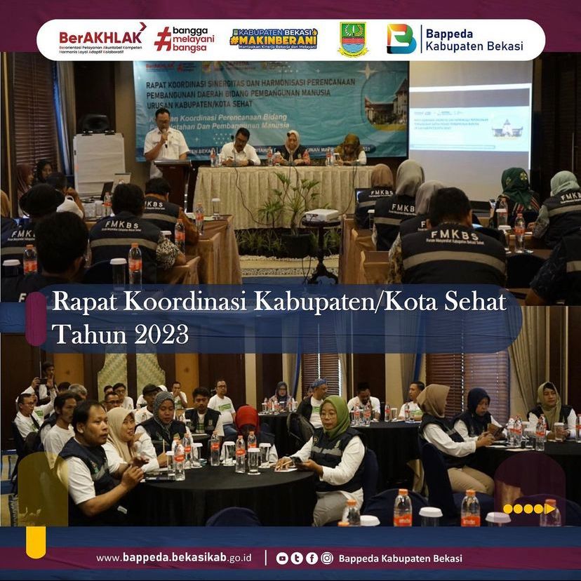 Rapat Koordinasi Kabupaten dan Kota Sehat Tahun 2023