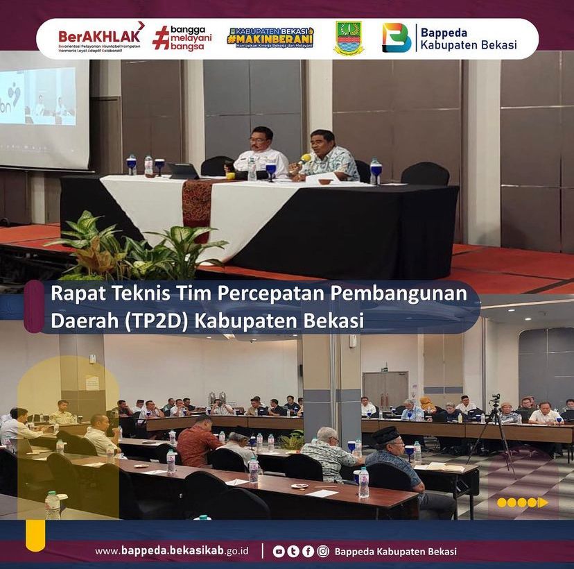 Rapat Teknis Tim Percepatan Pembangunan Daerah (TP2D)