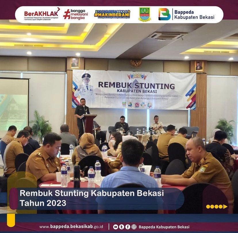 Rapat Stunting Kabupaten Bekasi Tahun 2023 