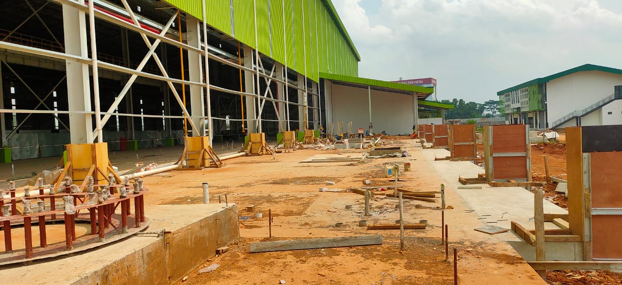 TML - Pekerjaan Pondasi bangunan RTO proyek sadang