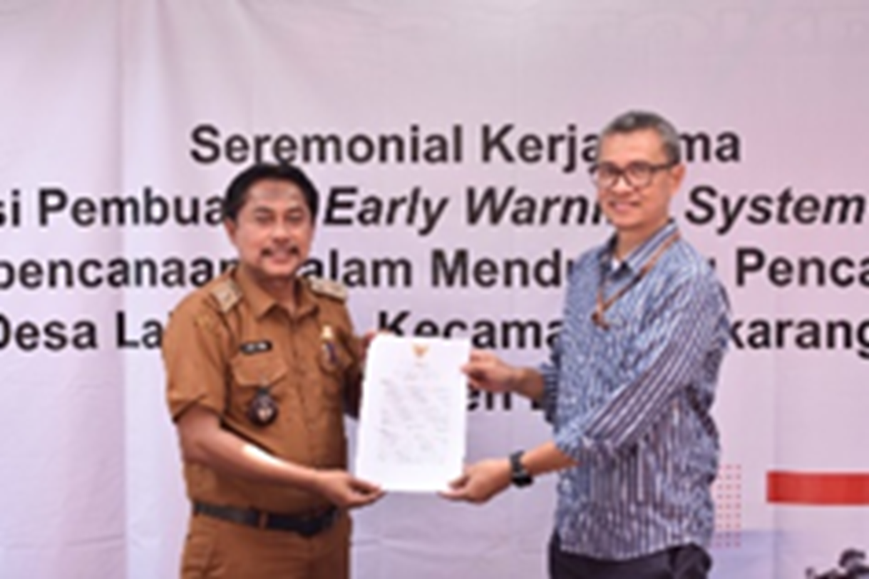 Program pembuatan Sistem Peringatan Dini di Desa Labansari