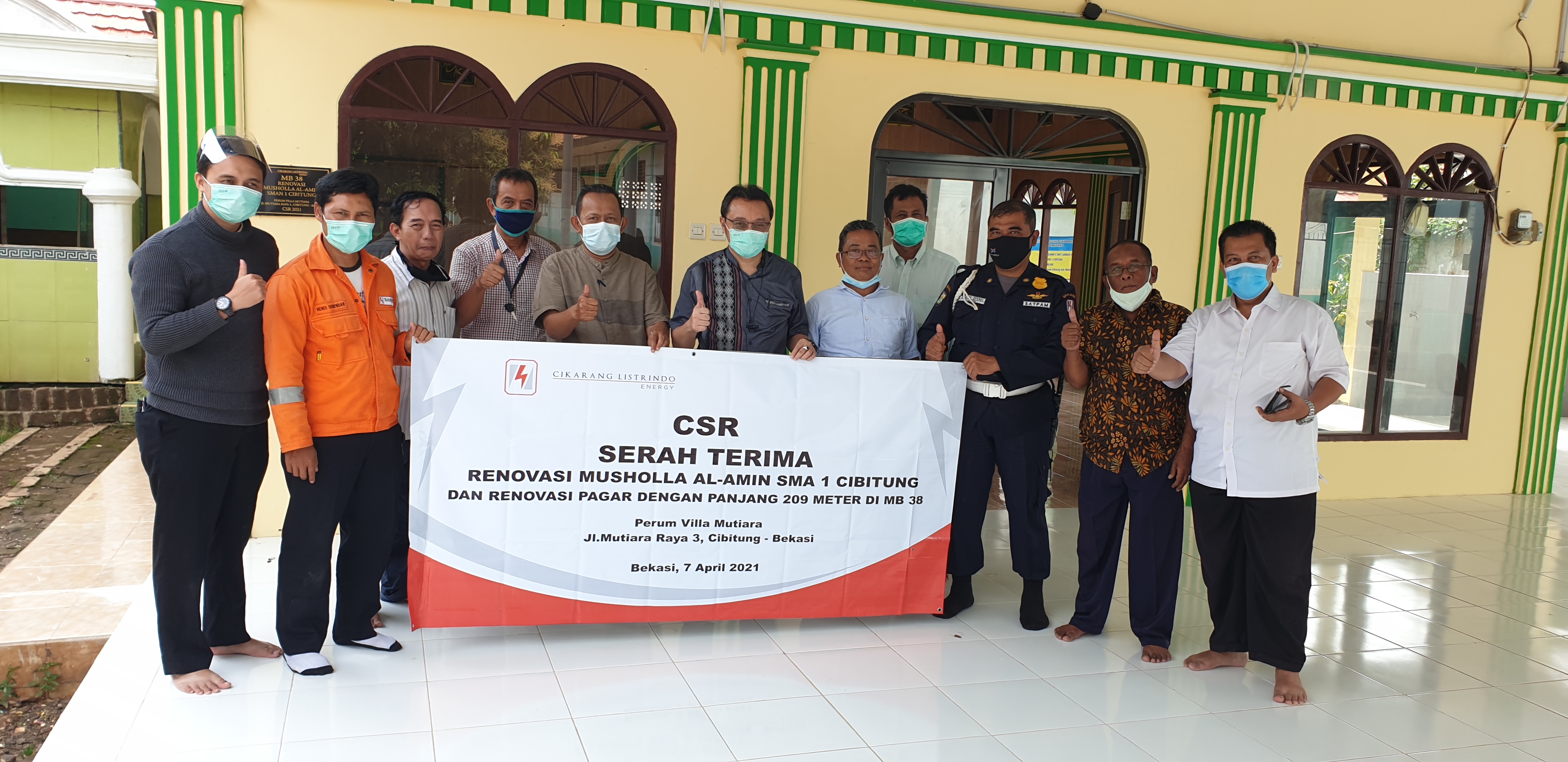 Program CSR Pembangunan infrastruktur