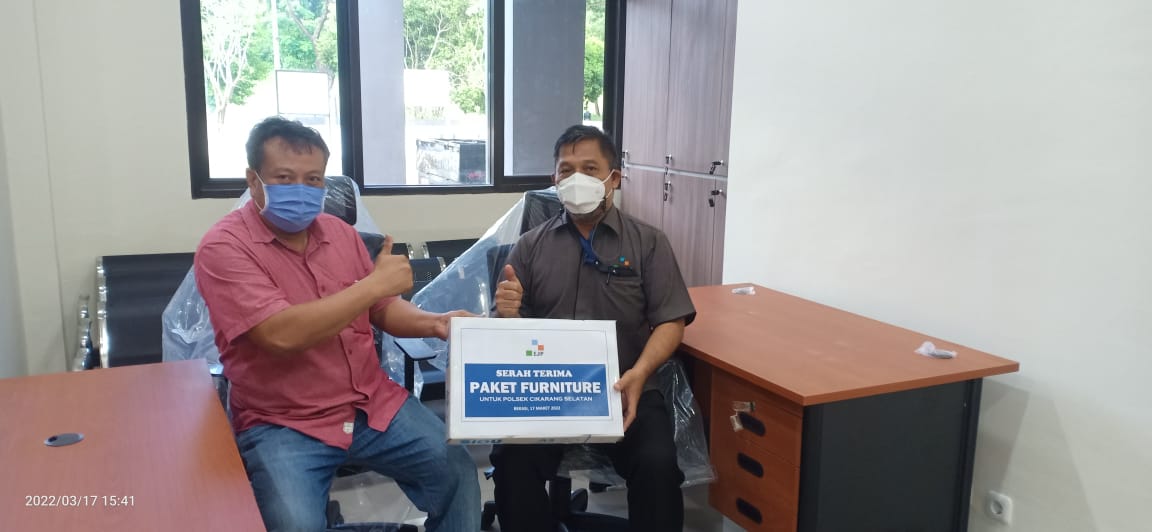 Bantuan Furniture Untuk Kantor Pelayanan Polsek Cikarang Selatan yang Baru