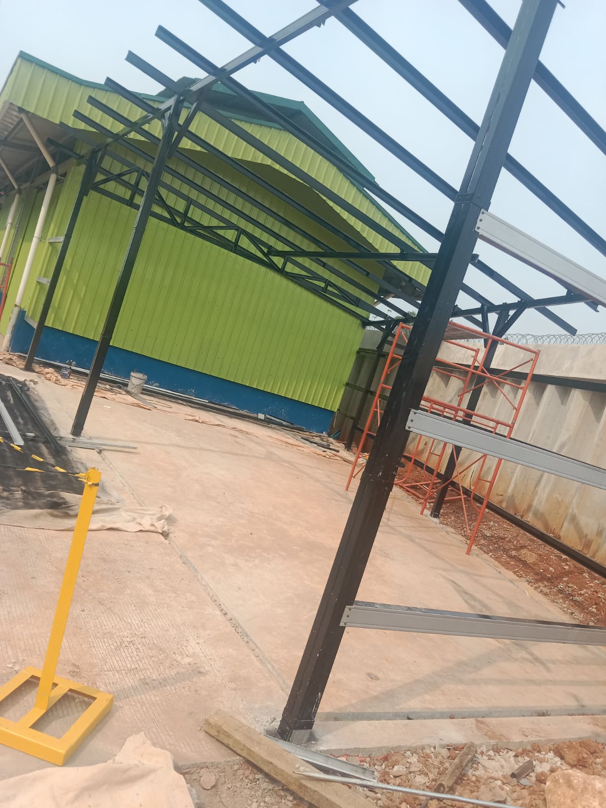 TML - Tempat Service Forklift & Walkway Sisi Sheetpile