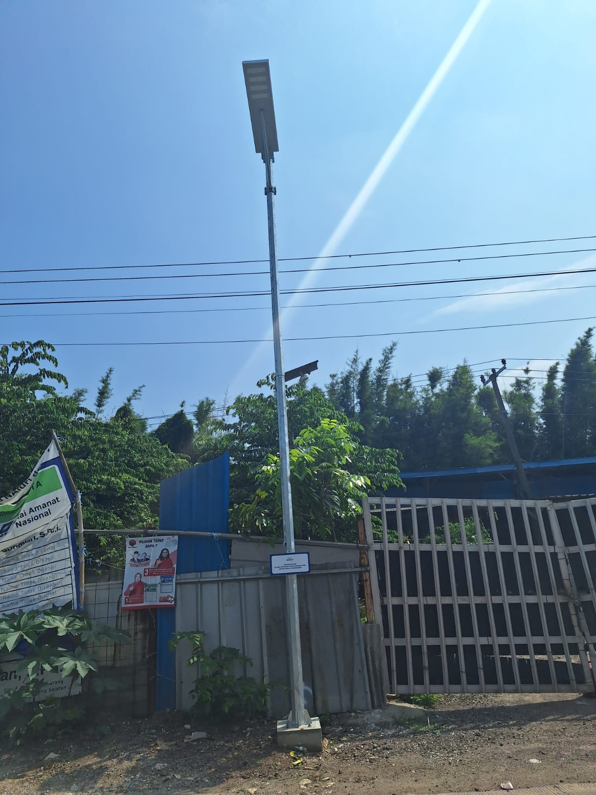 Pemasangan Lampu PJU