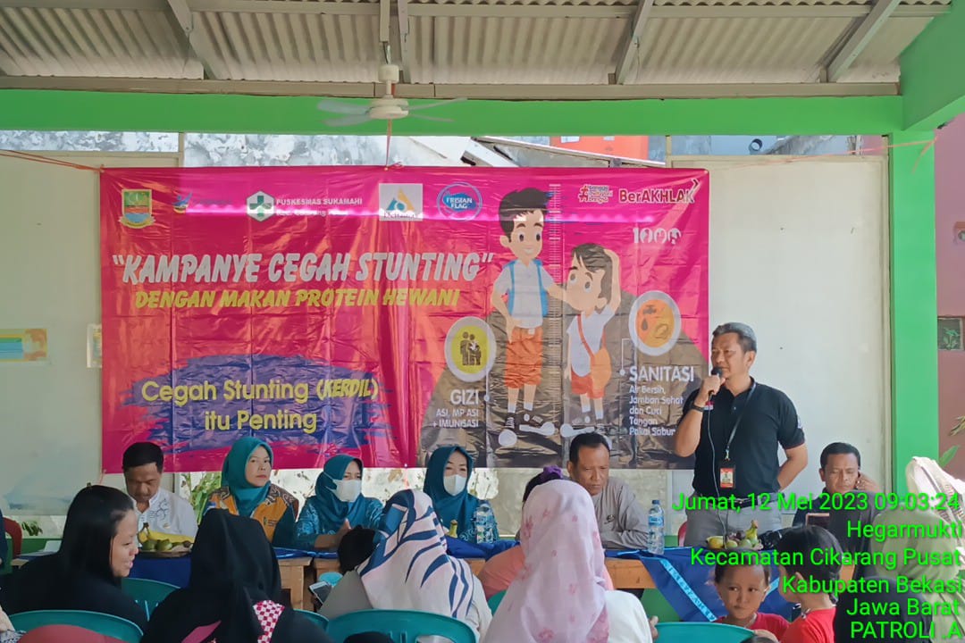 Bantuan makanan bergizi dan susu untuk penangulangan Stunting