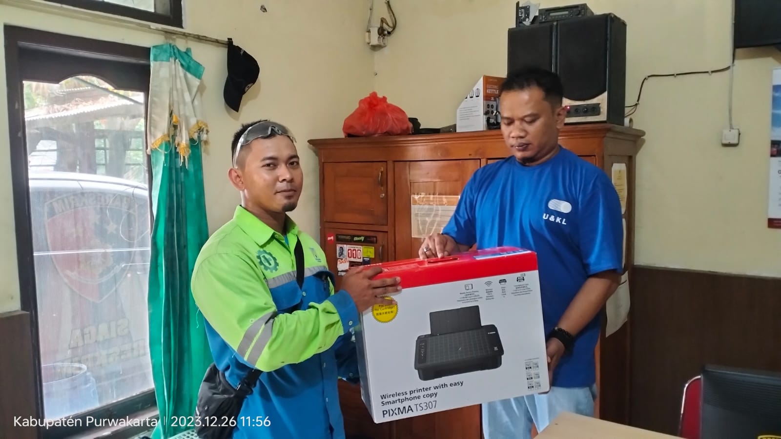 TML - Penyediaan Printer Untuk Polsek Campaka