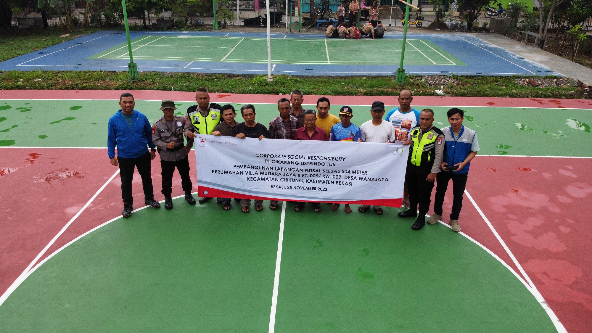 Program CSR pembangunan infrastruktur olahraga