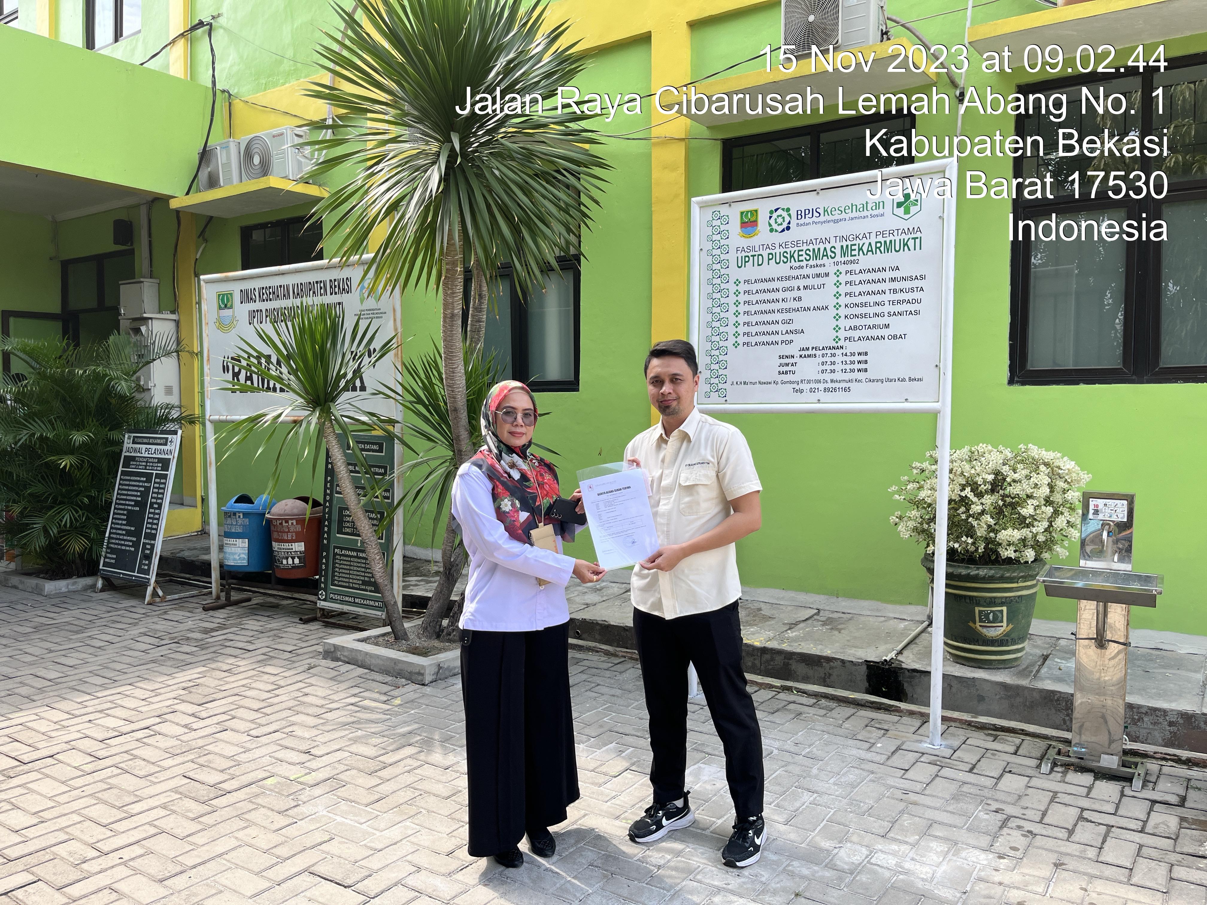 Program CSR Peningkatan kinerja pelayanan kesehatan