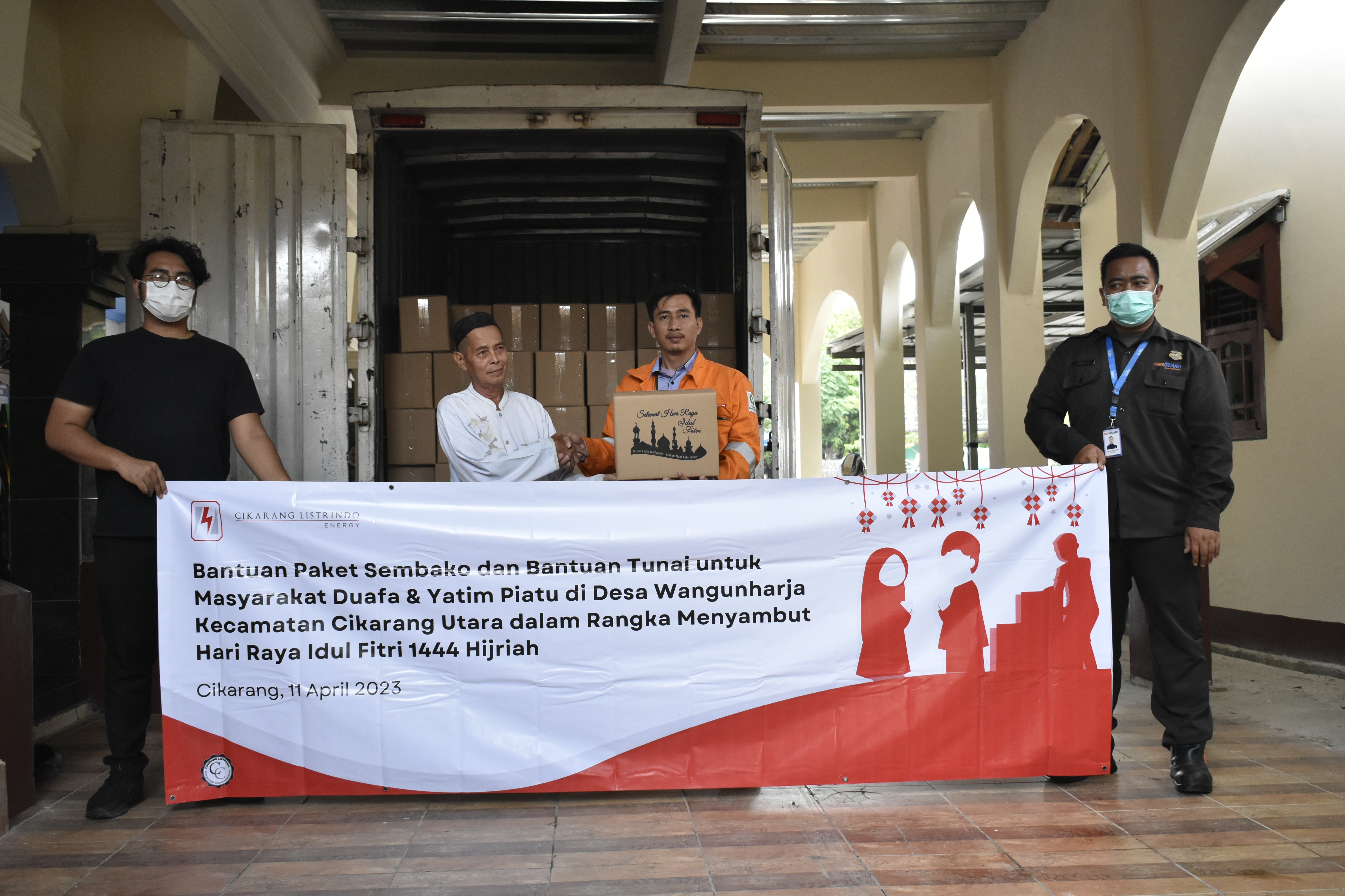 Program CSR Hari Raya Idul Fitri 1444 H di sekitar PLTGU Jababeka