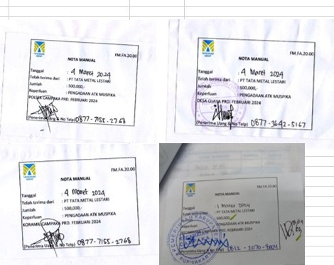 TML - Pemberian bantuan ATK kepada MUSFIKA Campaka  Periode Februari 2024