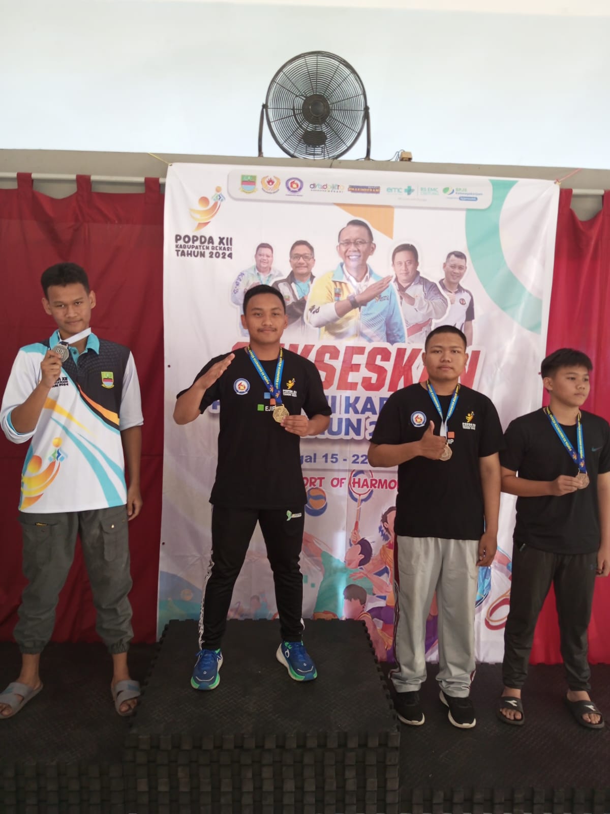 DUKUNGAN KONTINGEN PEKAN OLAHRAGA PELAJAR DAERAH 2024 UNTUK KEC CIKARANG SELATAN