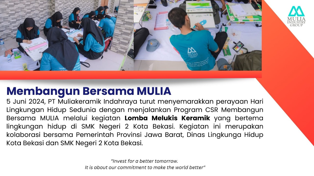 Membangun Bersama MULIA: Lomba Melukis Keramik