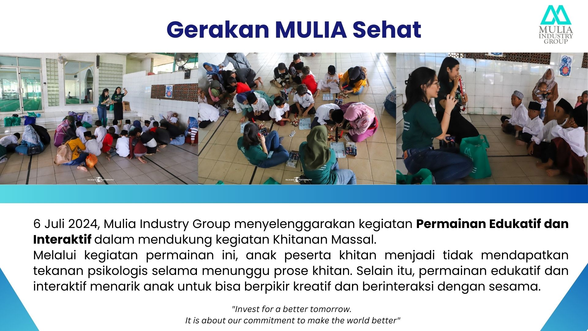 Gerakan MULIA Sehat: Wellness Program Permainan Edukatif & Interaktif