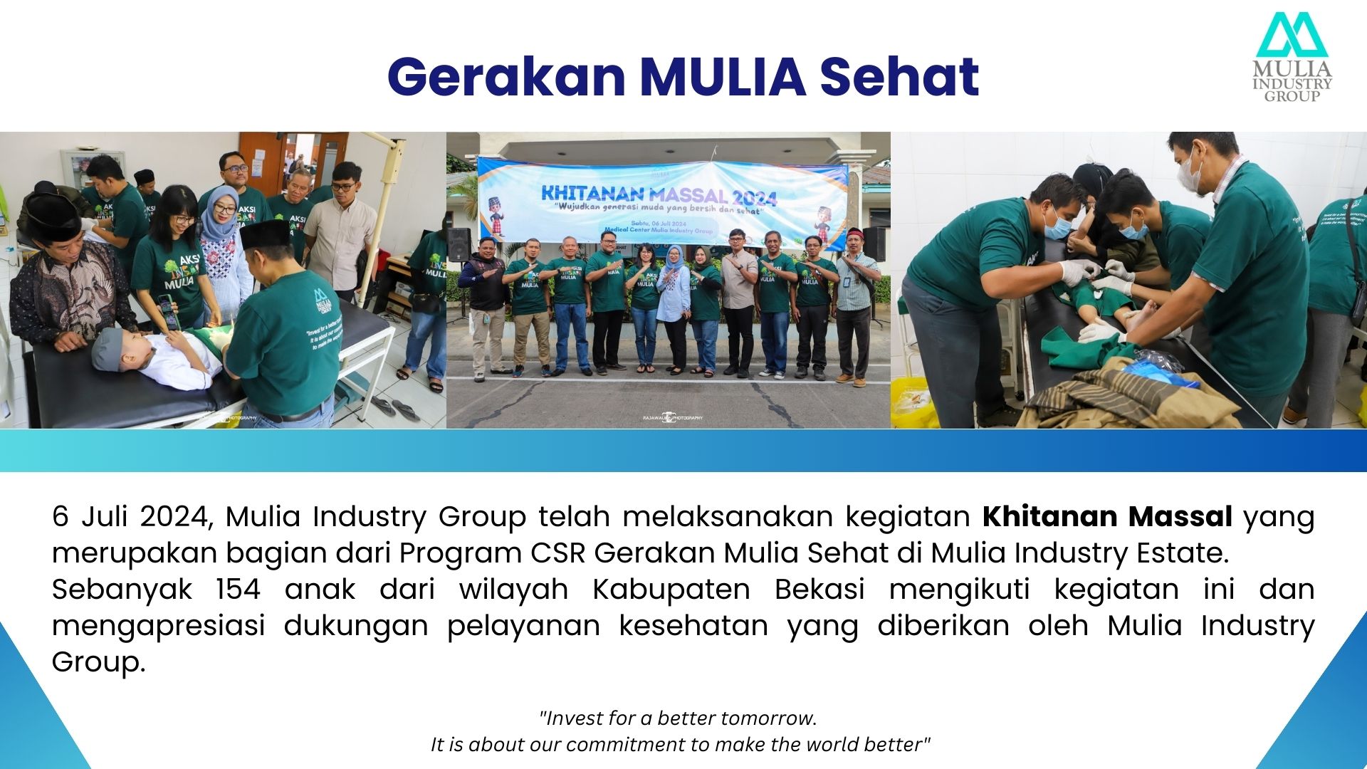 Gerakan MULIA Sehat: Khitanan Massal