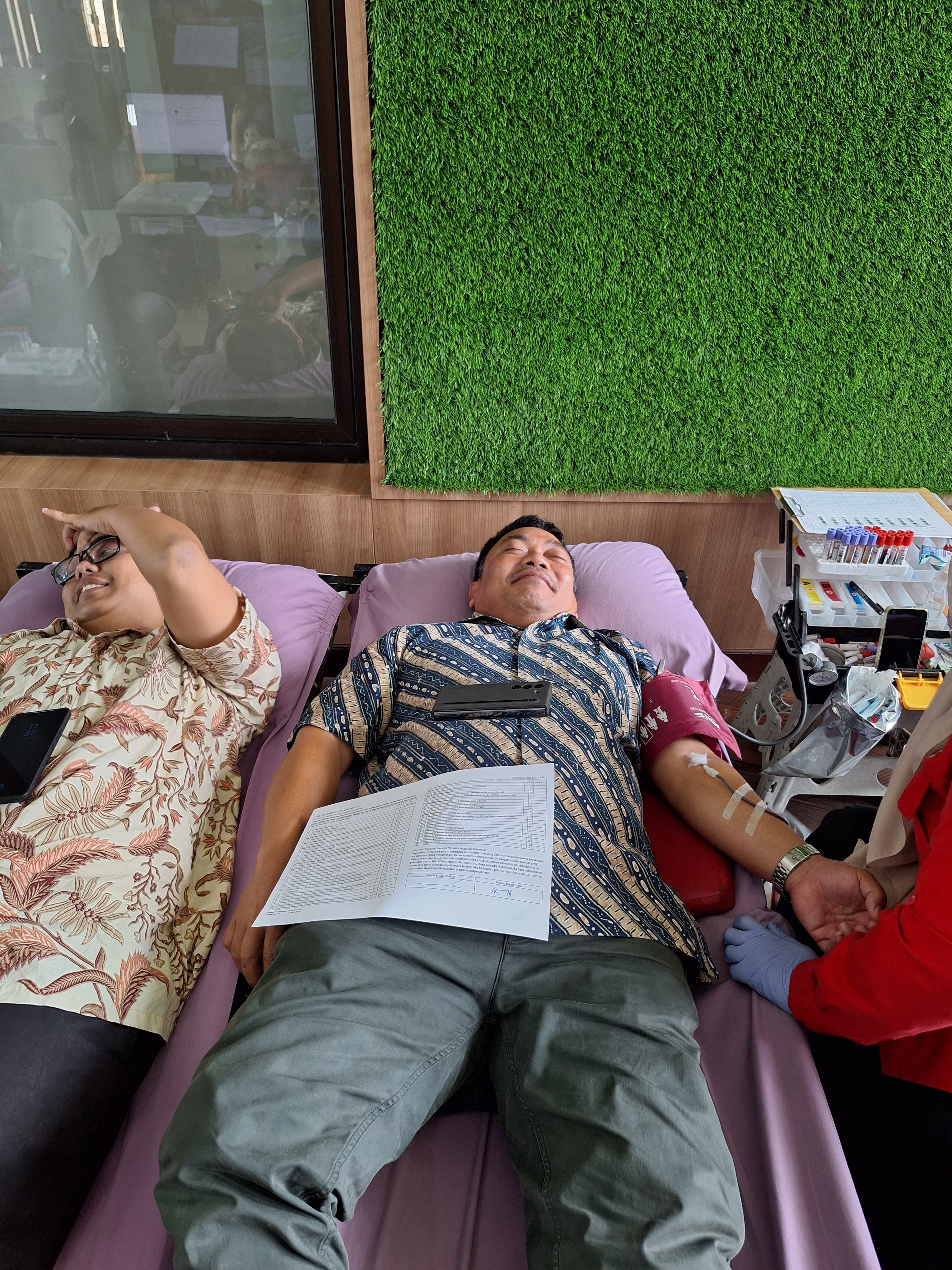 Kegiatan Donor darah di kantor deltamas