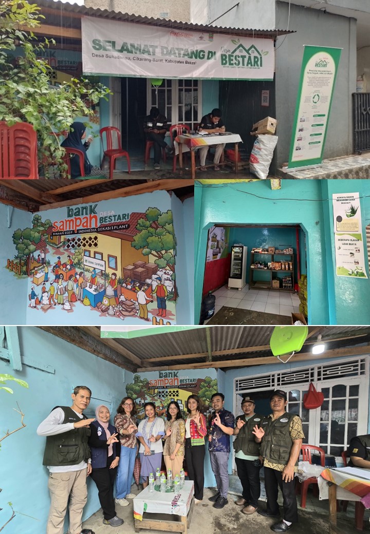 Desa Bestari : Renovasi basecamp Bank Sampah - Rumah UMKM