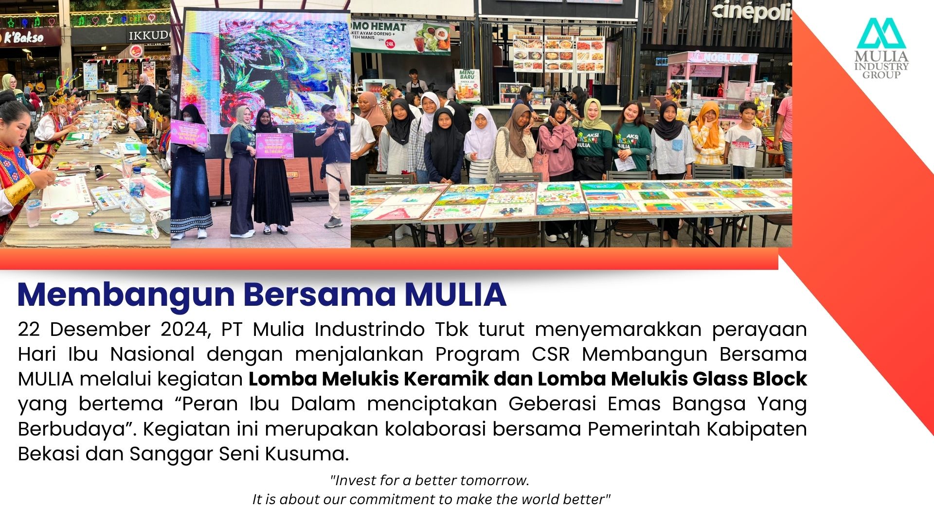 Membangun Bersama MULIA: Bantuan Granit Musholla Al Hidayah