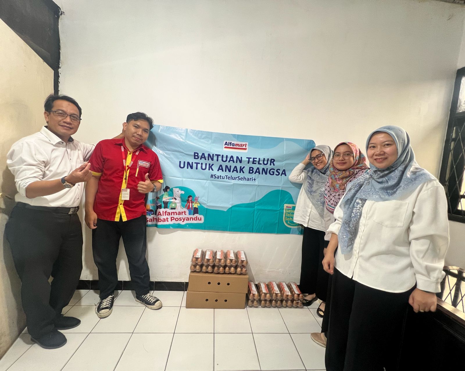 Bantuan Satu Telur Satu Hari untuk Balita