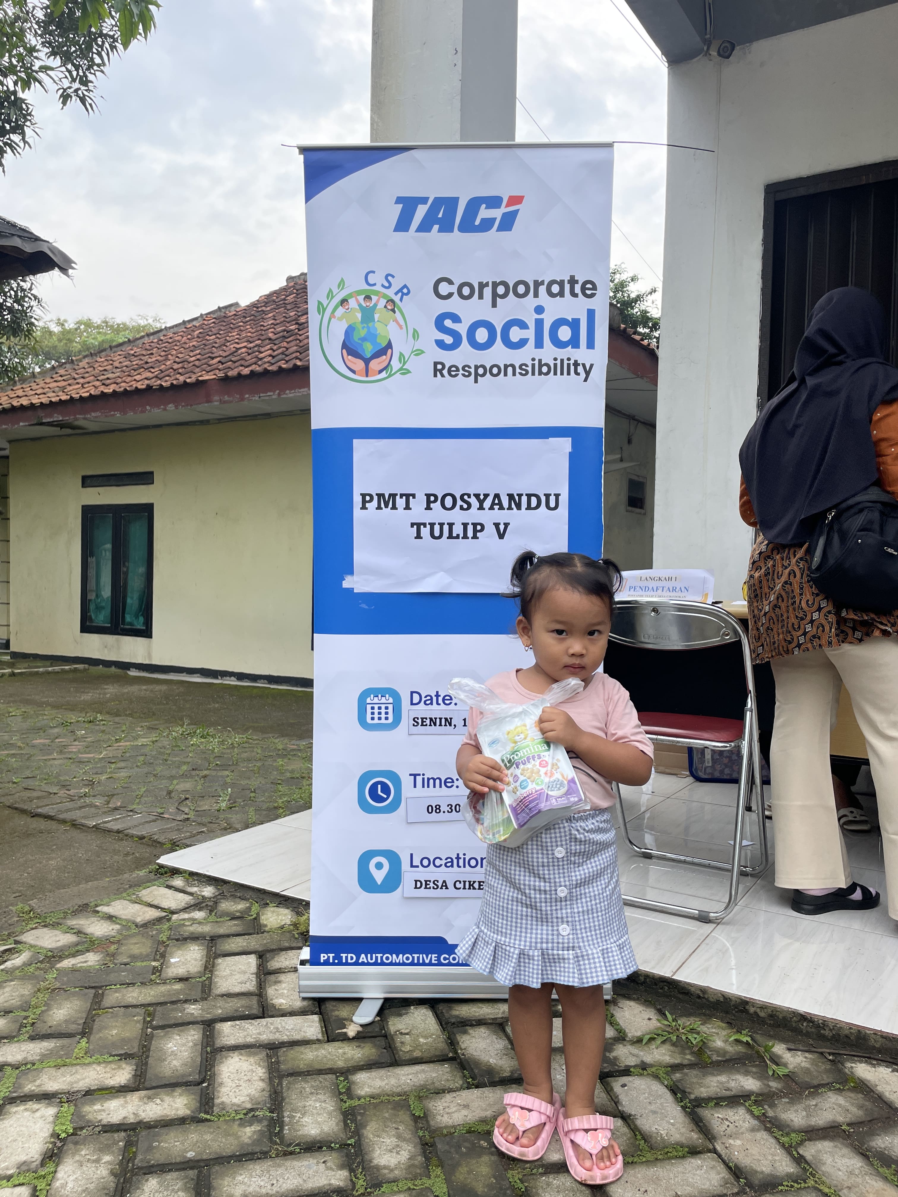 Pemberian Makanan Tambahan untuk Posyandu Bulan Juli 2025