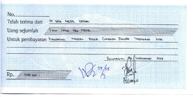 TML - Pemberian bantuan ATK kepada MUSFIKA Campaka  Periode September 2025