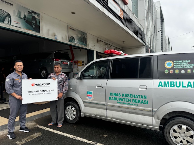 Donasi Ban Mobil kepada kendaraan operasional publik