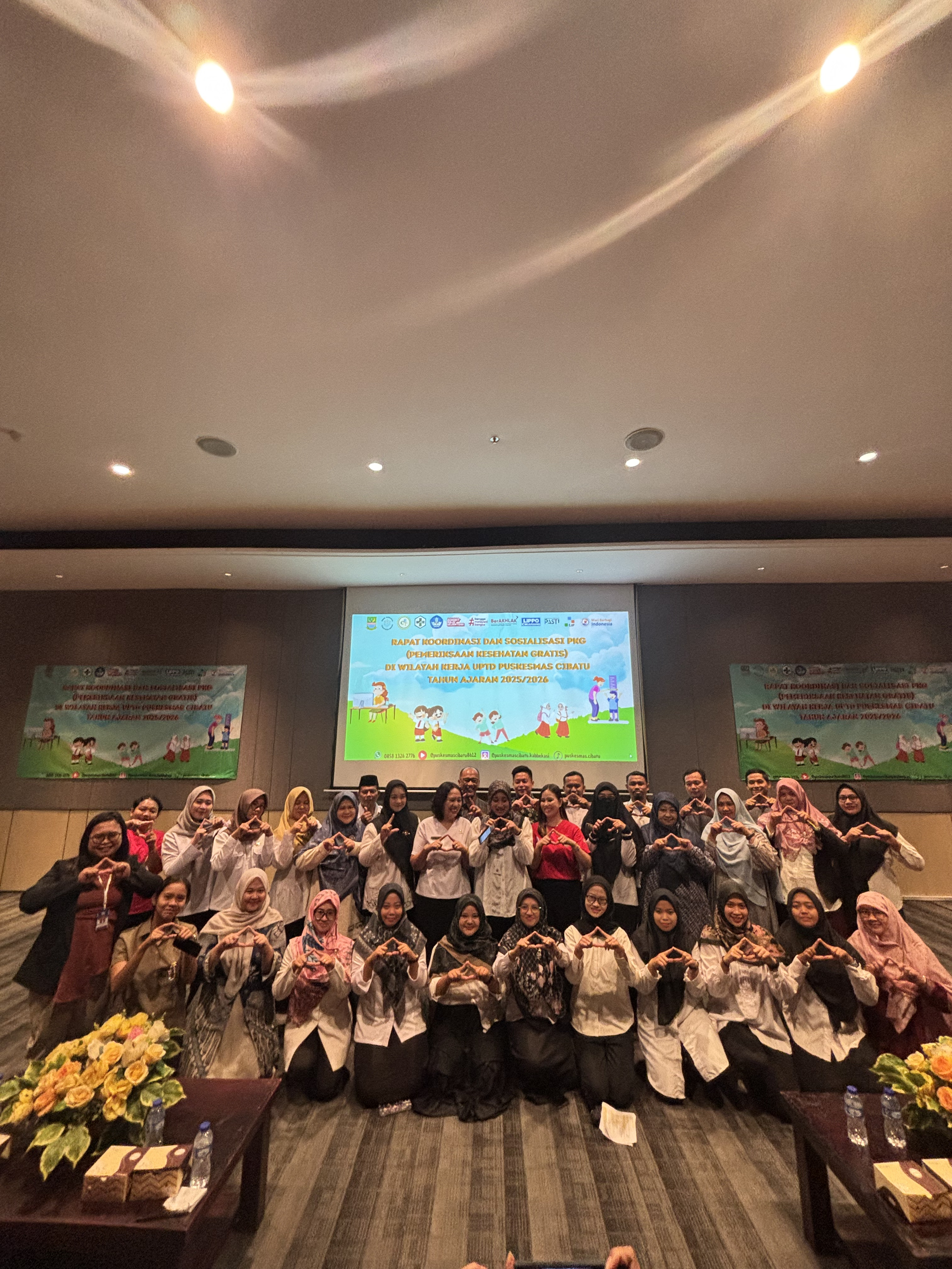 Rapat Koordinasi dan Sosialisasi PKG kepada para Guru bersama Puskesmas Cibatu