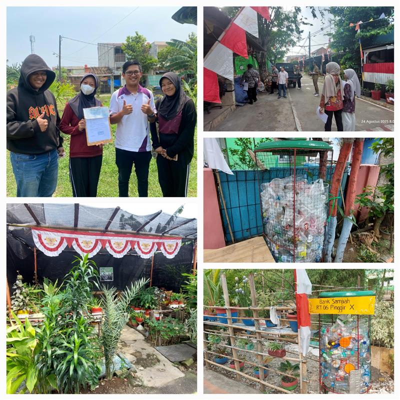 Bantuan partisipasi Kegiatan Program Lomba Lingkungan "Bank Sampah dan Inovasi Kompos" di Desa Wanajaya