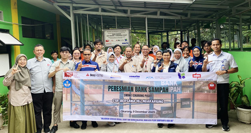 Pembangunan Bank Sampah SMAN 1 Cikarang Pusat