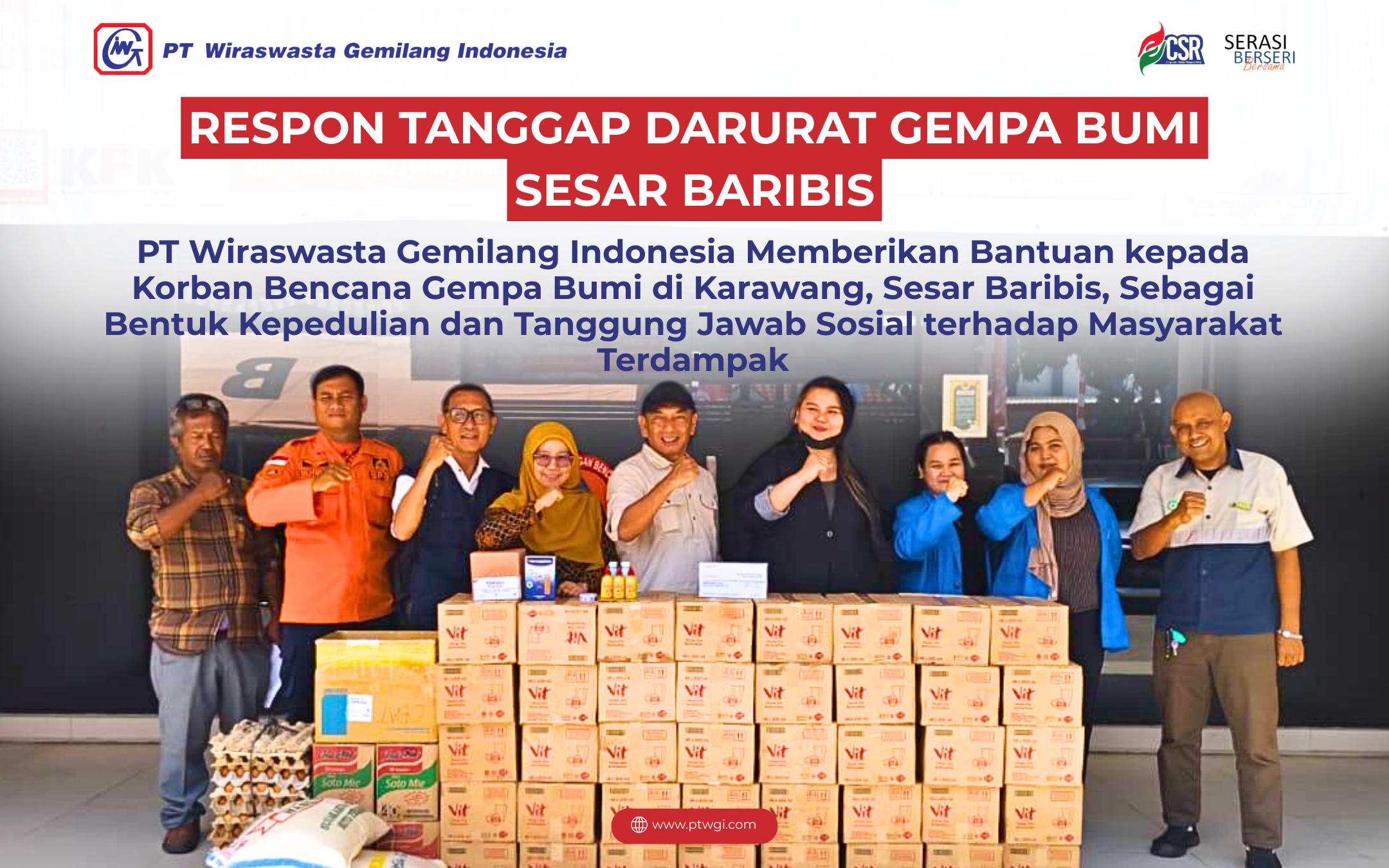 Respon Tanggap Darurat Gempa Bumi Sesar Baribis