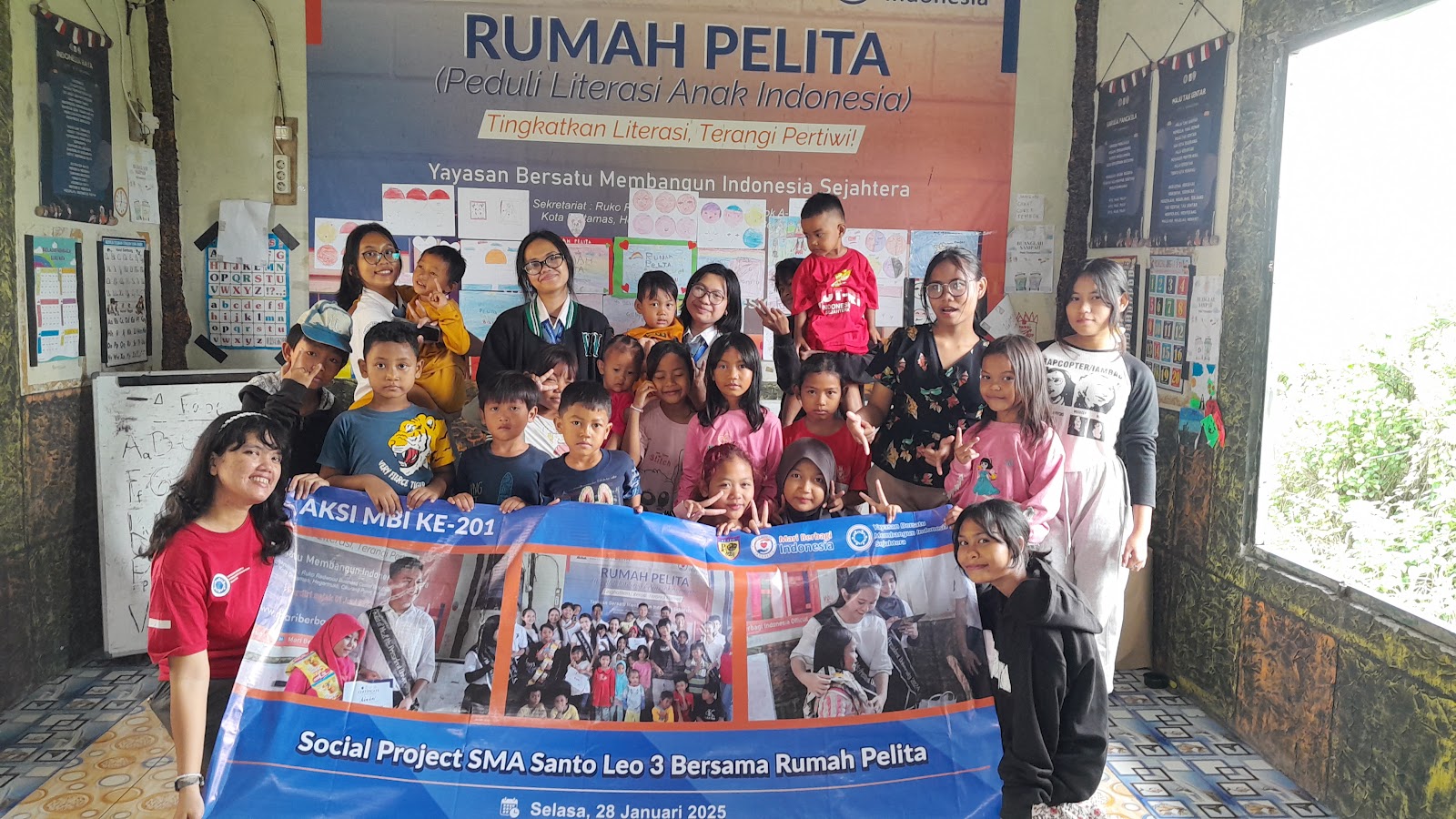 SOSIAL PROJECT BERSAMA SMA SANTO LEO III DI RUMAH PELITA