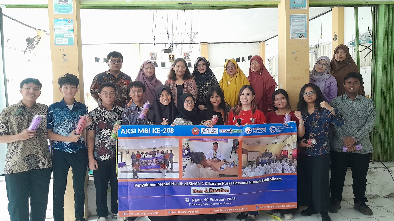 PENYULUHAN MENTAL HEALTH DI SMA 01 CIKARANG PUSAT BERSAMA RS SILOAM CIKARANG OLEH  YAYASAN BERSATU MEMBANGUN INDONESIA SEJAHTERA