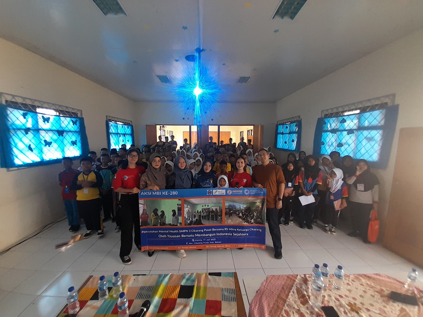 PENYULUHAN MENTAL HEALTH SMPN 03 CIKARANG PUSAT BERSAMA RS MITRA KELUARGA CIKARANG OLEH  YAYASAN BERSATU MEMBANGUN INDONESIA SEJAHTERA