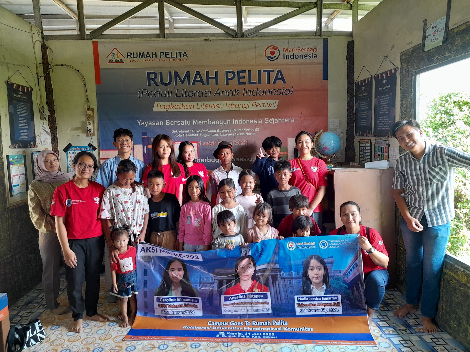 CAMPUS GOES TO RUMAH PELITA: KOLABORASI UNIVERSITAS MENGINSPIRASI KOMUNITAS  OLEH YAYASAN BERSATU MEMBANGUN INDONESIA SEJAHTERA