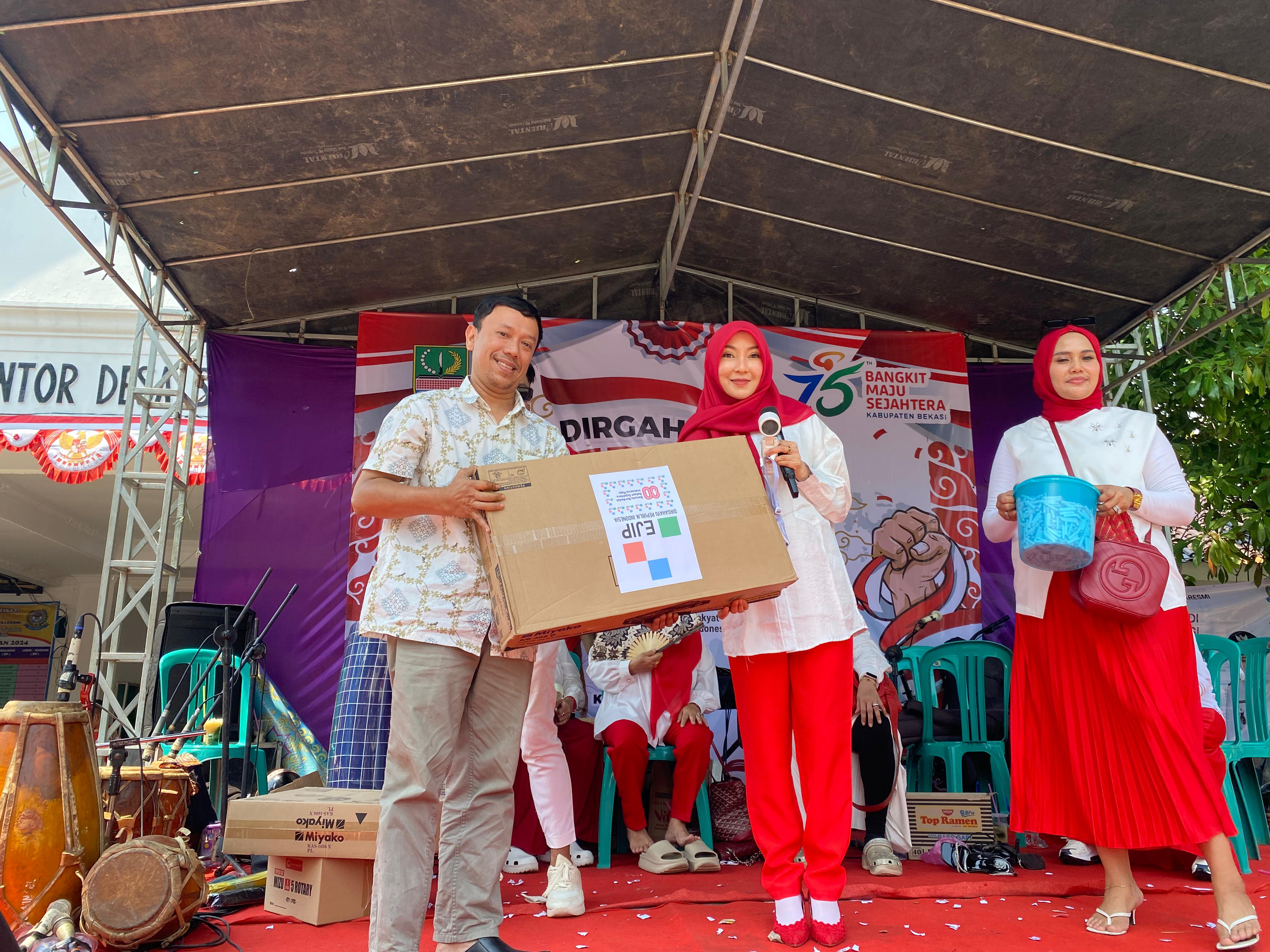 Dukungan untuk Puncak Acara Peringatan HUT RI di Desa Sukaresmi