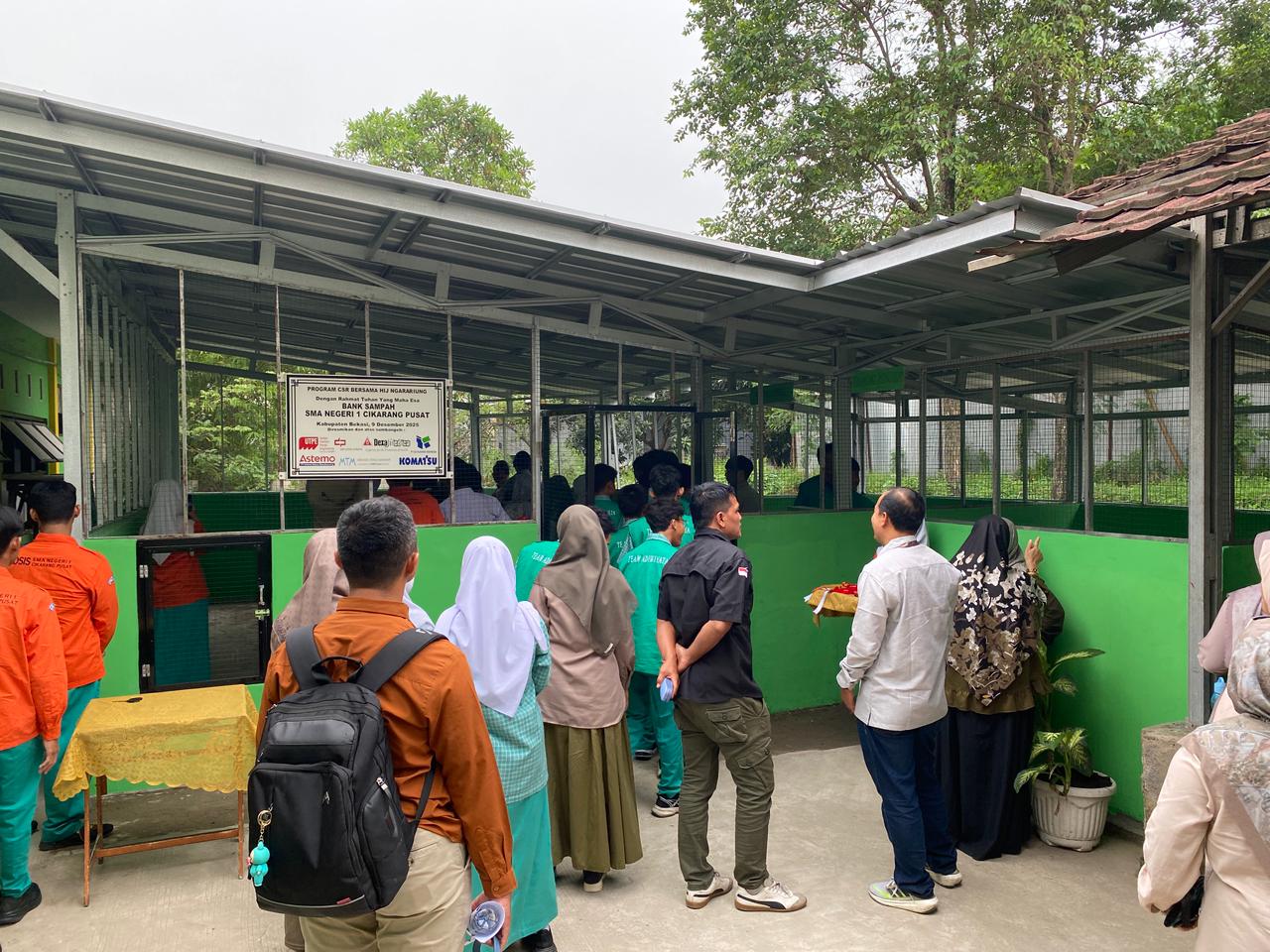 Rehabilitasi Bank Sampah-CSR Bersama HIJ Ngarariung