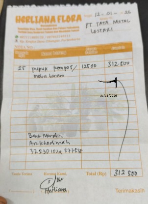 TML - Penyediaan tanaman untuk penghijauan pabrik oleh HERLIANA FLORA