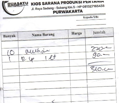 TML - Penyediaan tanaman untuk penghijauan pabrik oleh DUA SATU
