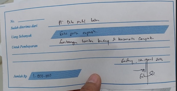 TML - Sumbangan Lomba Bedug Kecamatan Campaka