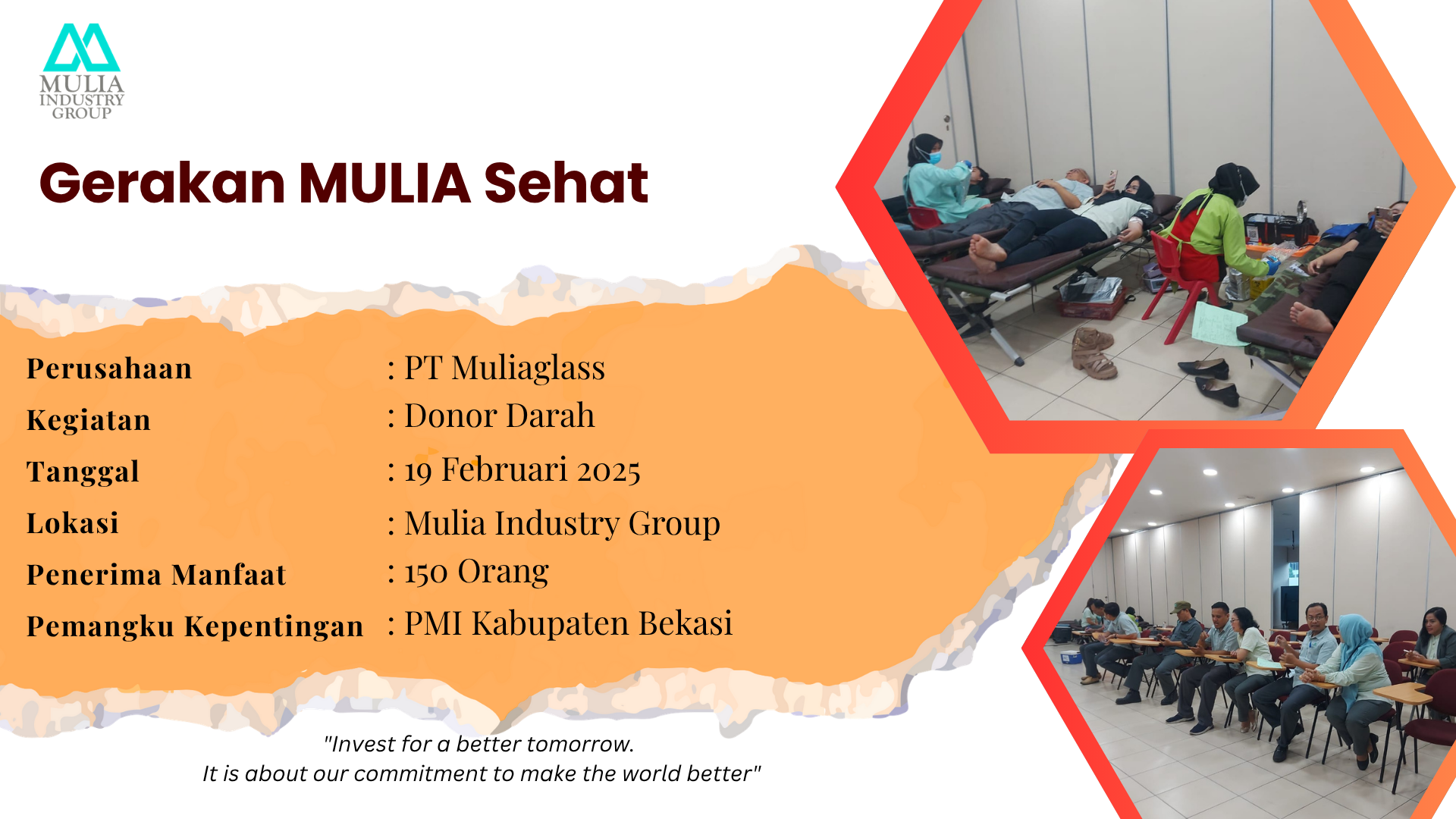 Gerakan Mulia Sehat: Donor Darah Muliaglass
