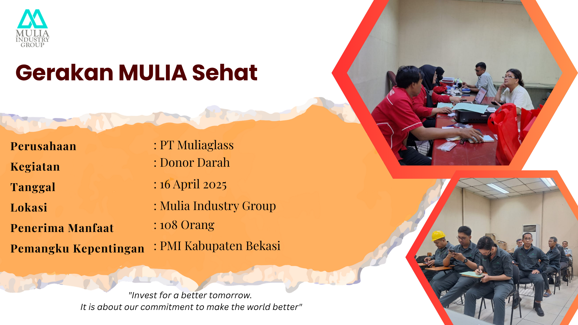 Gerakan Mulia Sehat: Donor Darah Muliaglass