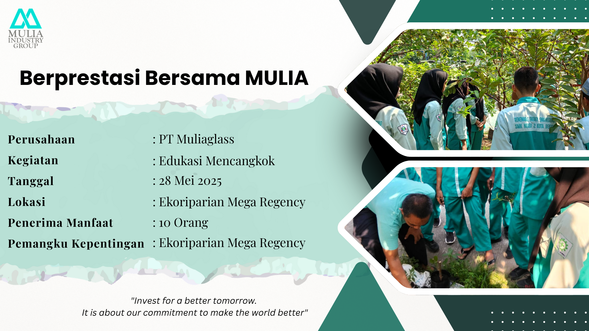 Berprestasi Bersama Mulia : Edukasi Mencangkok