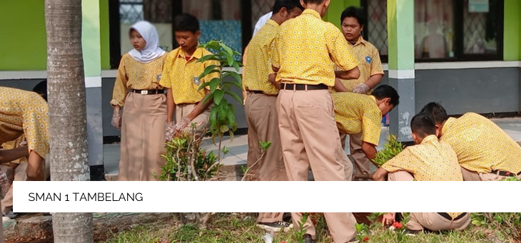 Pengadaan Greenhouse, Tempat Wudhu dan Toilet, dan Perbaikan Drainase SMAN 1 TAMBELANG Desa Sukarapih Kecamatan Tambelang