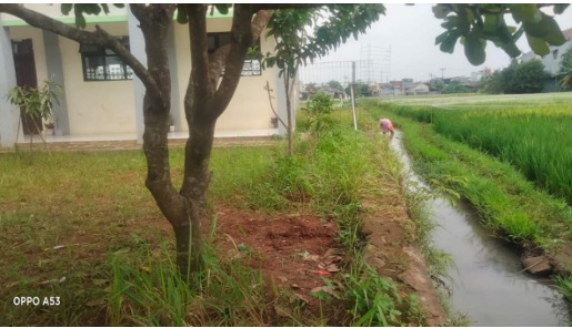 PERMOHONAN BANTUAN PAGAR LINGKUNGAN SEKOLAH SMPN 5 SETU KECAMATAN SETU